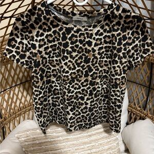Women’s cheetah print top